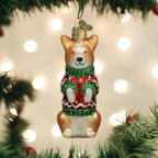 Christmas Corgi Ornament-0