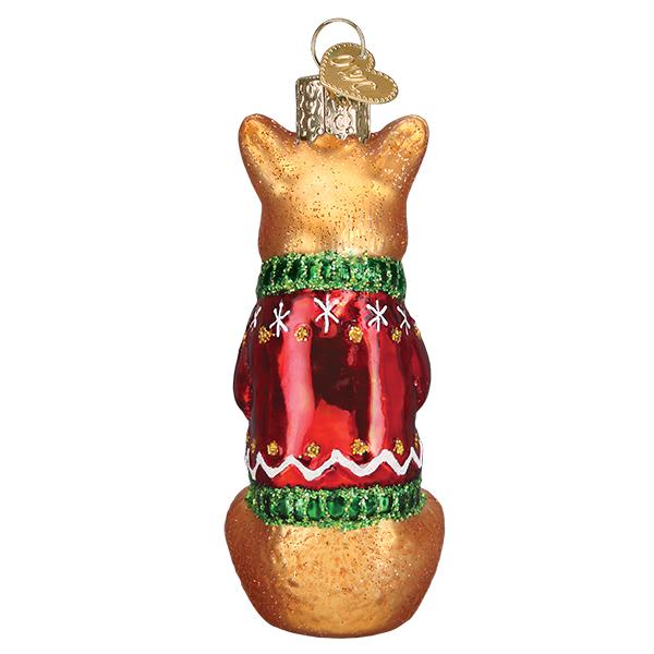 Christmas Corgi Ornament-3