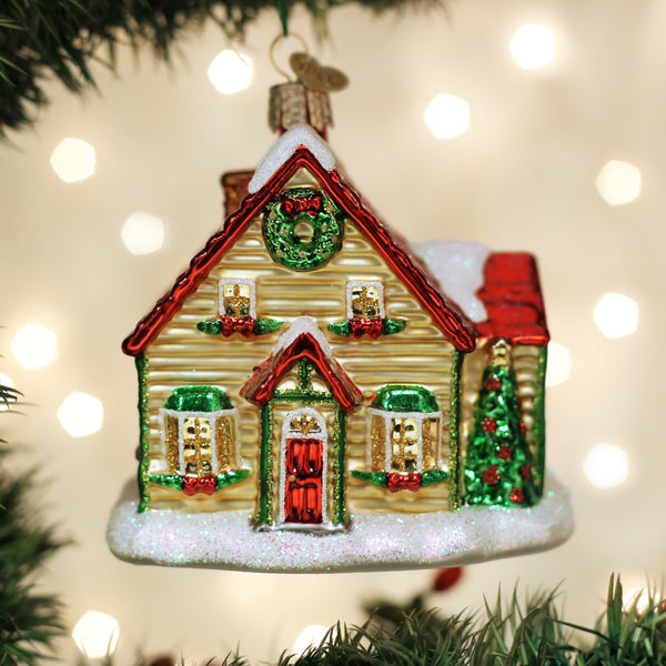 Christmas Cottage Ornament-0