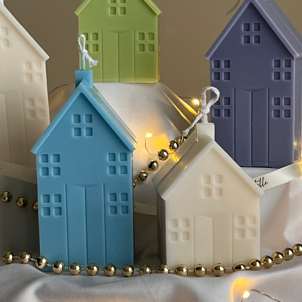 Christmas House Candle-3